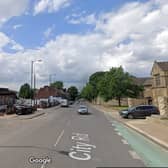 Undertakers directed traffic after a shocking car crash drama on City Road, Sheffield, outside the cemetry. Picture: Google