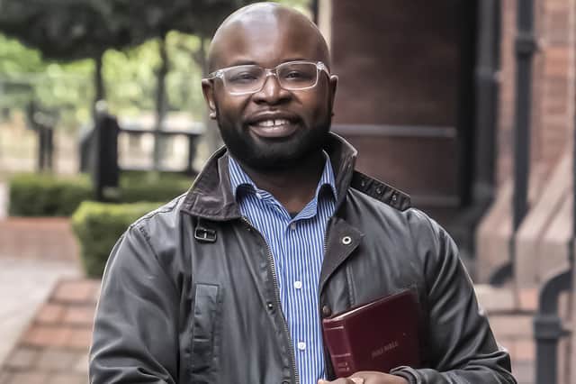 Felix Ngole, outside Leeds Employment Tribunal (Photo: Danny Lawson/PA Wire)