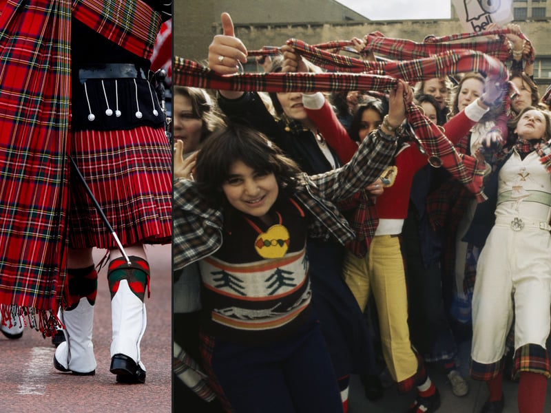 Royal Stewart Tartan was known as the personal tartan of Queen Elizabeth II and the royal House of Stewart. However, during the 1970s the colours took on a different meaning among the UK punk and alternative scenes, who were keen to diminish the image of Victorian state power it presented.