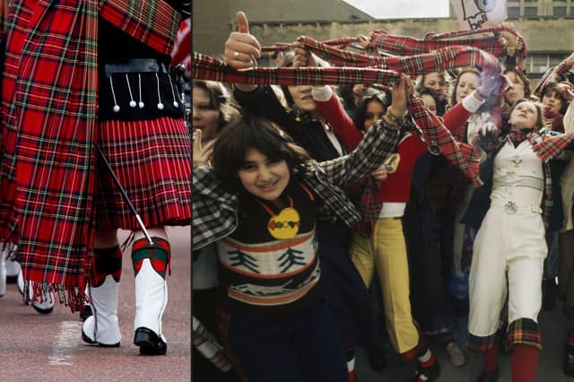 Royal Stewart Tartan was known as the personal tartan of Queen Elizabeth II and the royal House of Stewart. However, during the 1970s the colours took on a different meaning among the UK punk and alternative scenes, who were keen to diminish the image of Victorian state power it presented.