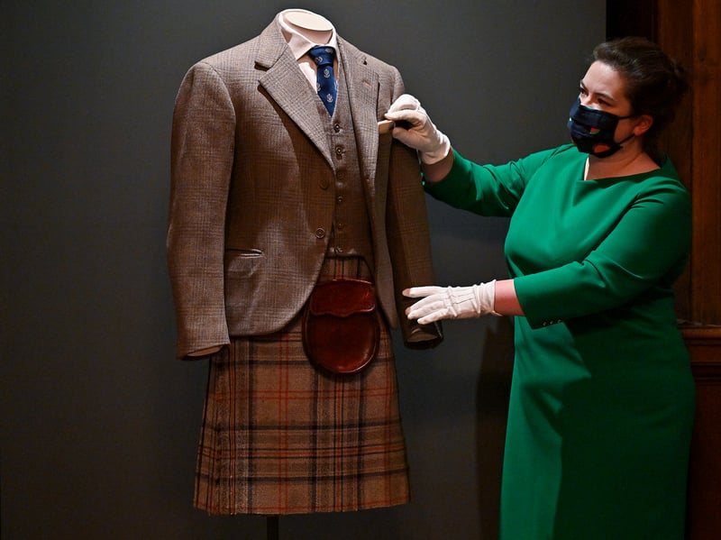 One of the most exclusive tartans ever made is the Balmoral, which dates from 1853. Said to have been designed by Queen Victoria’s husband Prince Albert, it features grey with red and black. The twisted black and white yarns are said to be reminiscent of the granite seen in Aberdeenshire’s Royal Deeside, where Balmoral is located. This tartan is one of few which can only be worn by members of the Royal family and the Queen’s personal piper with permission from the monarch.