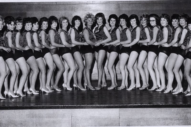 Tiller Girl Routine by Mothers of pupil at Stanley Infant School in 1975