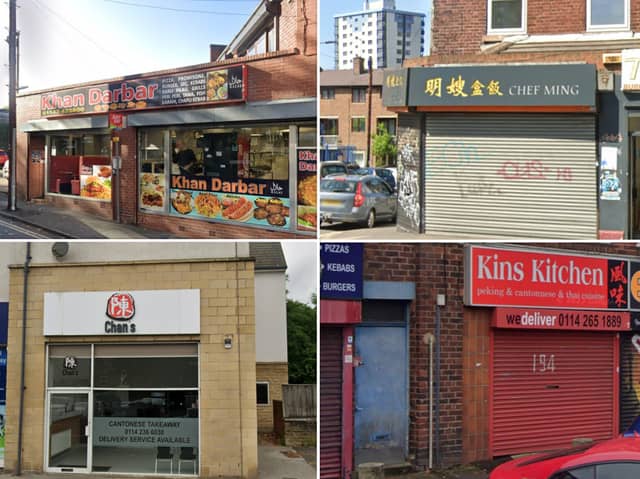 A number of food businesses in Sheffield have failed their latest hygiene inspections in Sheffield this year.