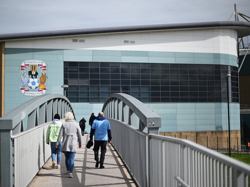 Sunderland to Coventry City round-trip: 400 miles