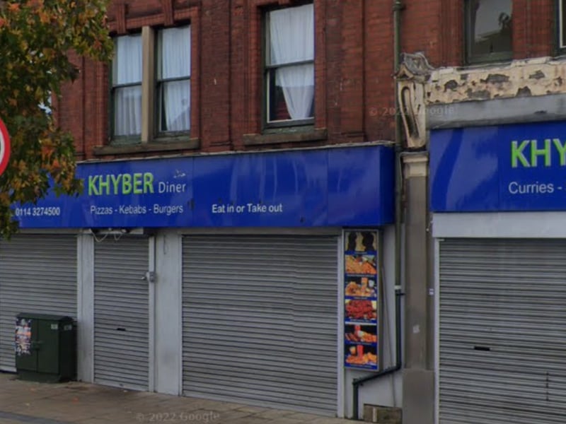 Khyber Diner is a takeaway/sandwich shop at 54-56 Wicker. It was handed a 2-star hygiene rating at its last inspection on January 24 2024. Food hygiene and safety was ‘generally satisfactory’, structural compliance was  ‘improvement necessary’, and confidence in management was ‘generally satisfactory’.


