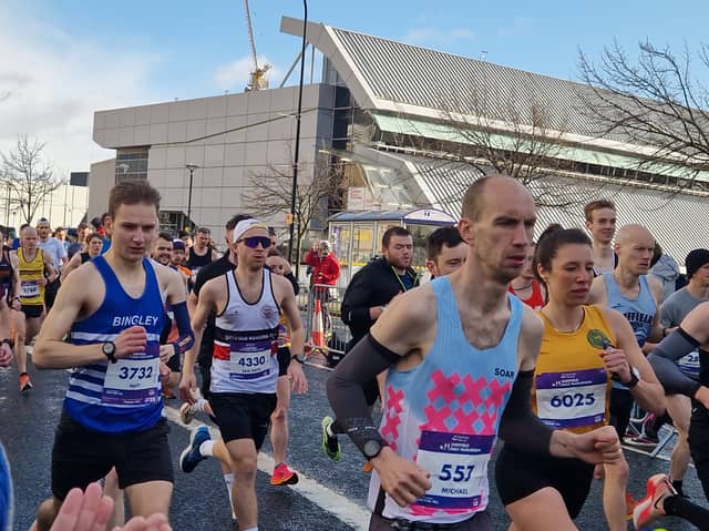 It's finally race day - hundreds of runners take on the Sheffield Half Marathon 2024.
