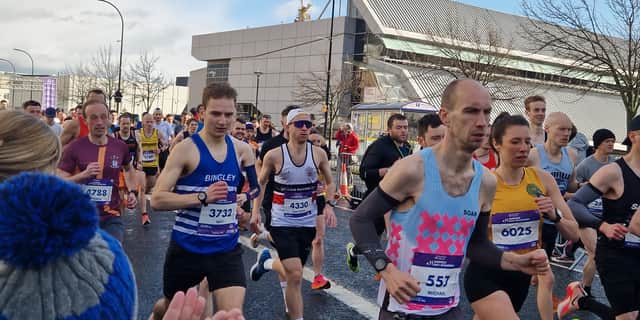 It's finally race day - hundreds of runners take on the Sheffield Half Marathon 2024.