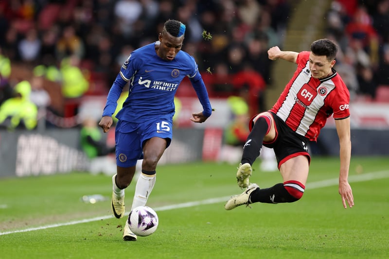 Chris Wilder’s decision to take the captaincy away from him, allowing him to focus completely on defending, looks to be a masterstroke after the Bosnian followed up a good showing against Liverpool with an even better one against Chelsea. Will be have to be alert to keep Toney quiet
