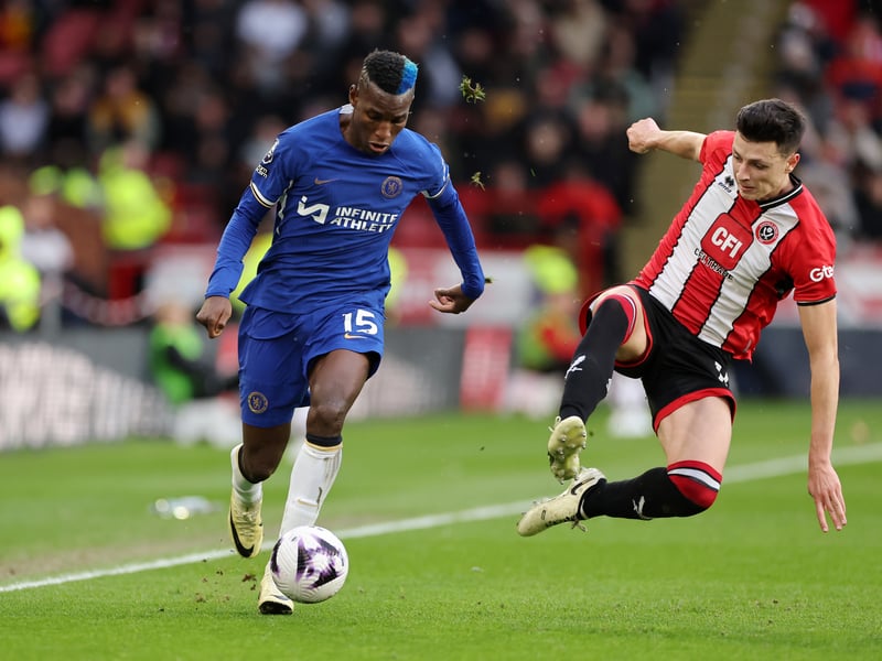 Was excellent against Liverpool and carried that on here with a superb touch to get to the ball first ahead of Madueke after the Chelsea man looked to have got the wrong side of him and onto a through-ball. Timed two tackles superbly on Jackson when getting either slightly wrong would have had United in big trouble, especially considering the second was in the United area. Losing the captaincy was aimed at focusing his mind and it certainly seems to have done the trick 
