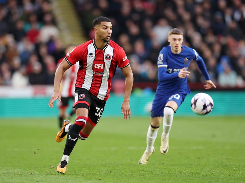 Solid rather than spectacular on the right of United's back three and earned a good ovation from the home faithful when he made way for McAtee with United chasing the game
