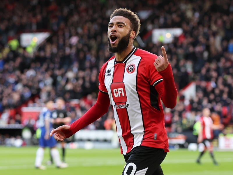 Lit up an otherwise-quiet opening exchange with a lovely pirouette on the ball and then got the Blades back on level terms with a tight-angle finish which took a nick off 'keeper Petrovic on its way in
