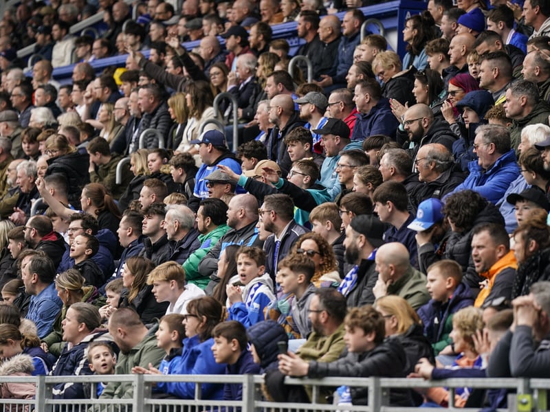 25 brilliant images of 20K Portsmouth fans in party mood as side move to brink of Championship against Shewsbury Town