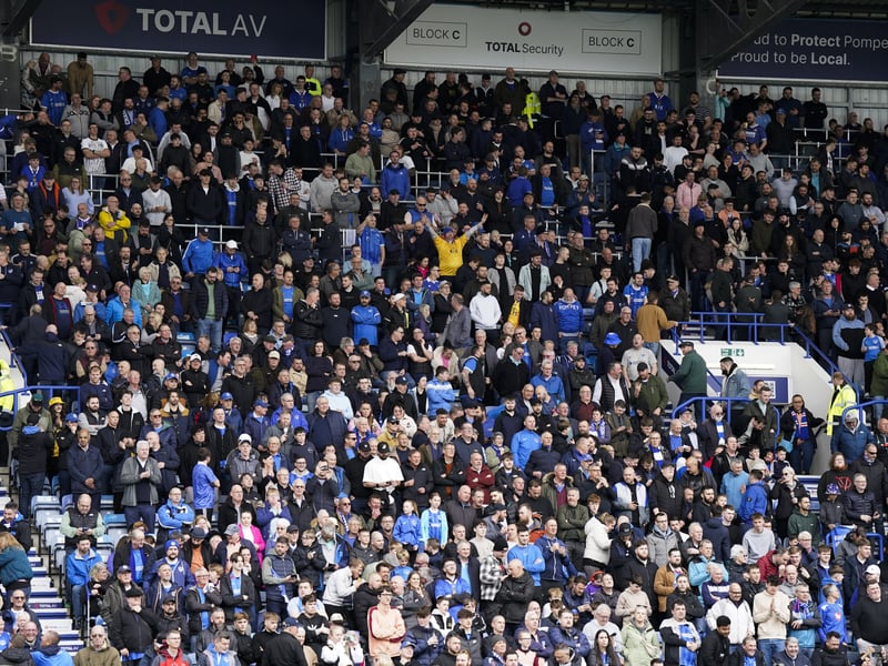 25 brilliant images of 20K Portsmouth fans in party mood as side move to brink of Championship against Shewsbury Town