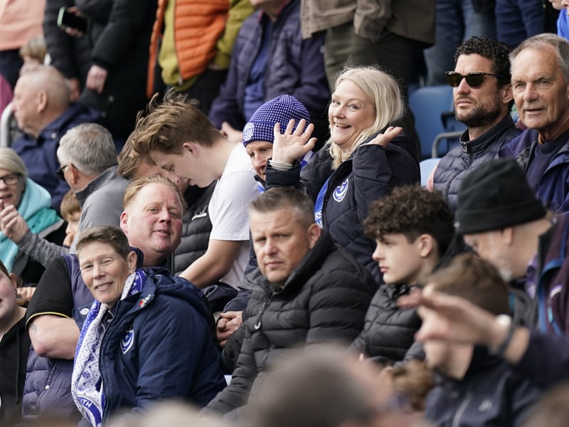 25 brilliant images of 20K Portsmouth fans in party mood as side move to brink of Championship against Shewsbury Town