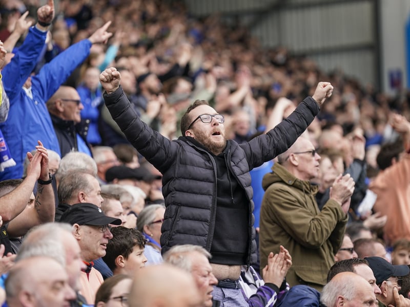 25 brilliant images of 20K Portsmouth fans in party mood as side move to brink of Championship against Shewsbury Town