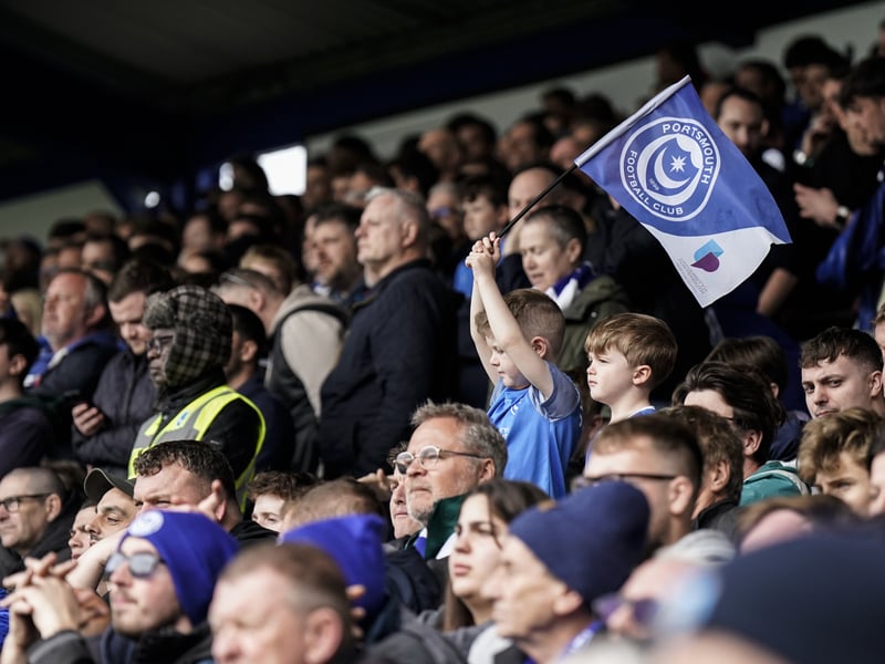 25 brilliant images of 20K Portsmouth fans in party mood as side move to brink of Championship against Shewsbury Town