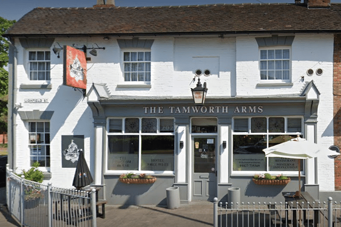 The Tamworth Arms also makes the top six list. At the pub and hotel, you can experience explosive flavours of Indian mixed grill. They do lovely desserts and a cheese board too