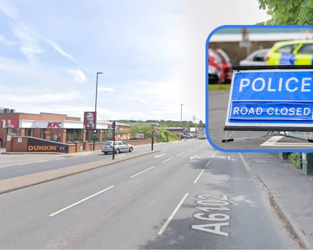 Arena Square and Broughton Lane in the Attercliffe Common area of Sheffield have been closed by police today (Monday, April 8, 2024), a spokesperson for bus operator, First, said a few moments ago