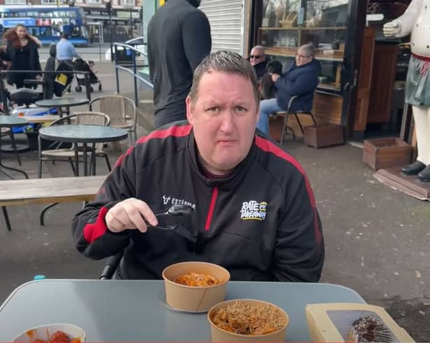 Rate My Takeaway star Danny Malin said the lasagne at Il Forno in Firth Park, Sheffield, was better than he'd had at any restaurant. Photo: Rate My Takeaway