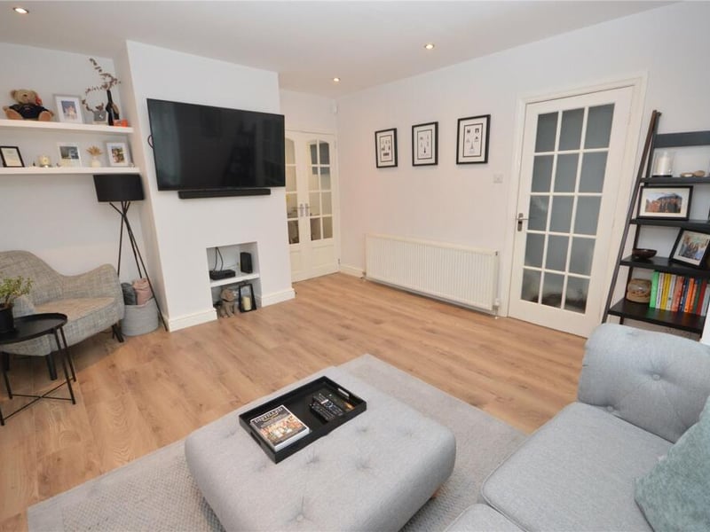 To the front of the home is a spacious lounge.