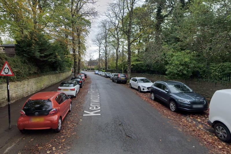 The joint second-highest number of reports of vehicle crime in Sheffield in February 2024 were made in connection with incidents that took place on or near Kenwood Road, Nether Edge, with 5