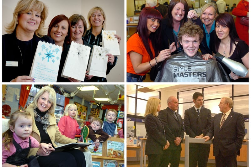 A selection of 11 Barclays Bank staff memories. Look at all the work they've done in the community.
