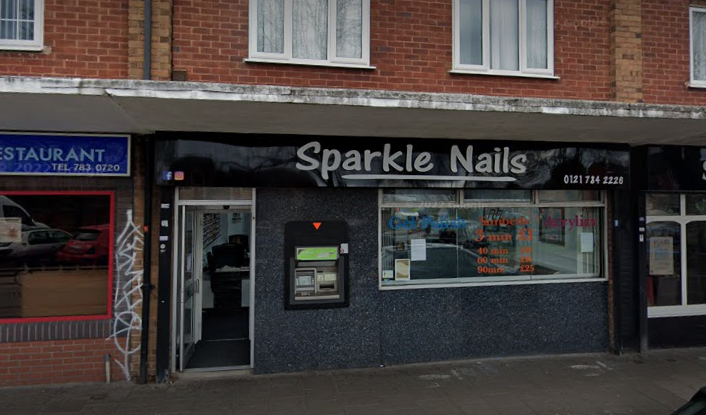 This nail salon, offer a wide range of services to cater to all your nail-related needs. Sparkle Nails, has a 4.9
star rating from 220 Google reviews. Review Snippet:	"Good price, great service, nails very good quality"