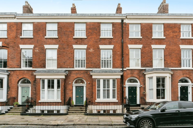 This four bedroom, four bathroom townhouse is set over four floors. 