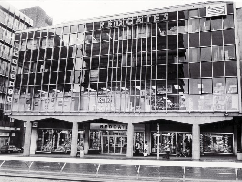 Redgates toy shop, in Sheffield city centre, in 1986