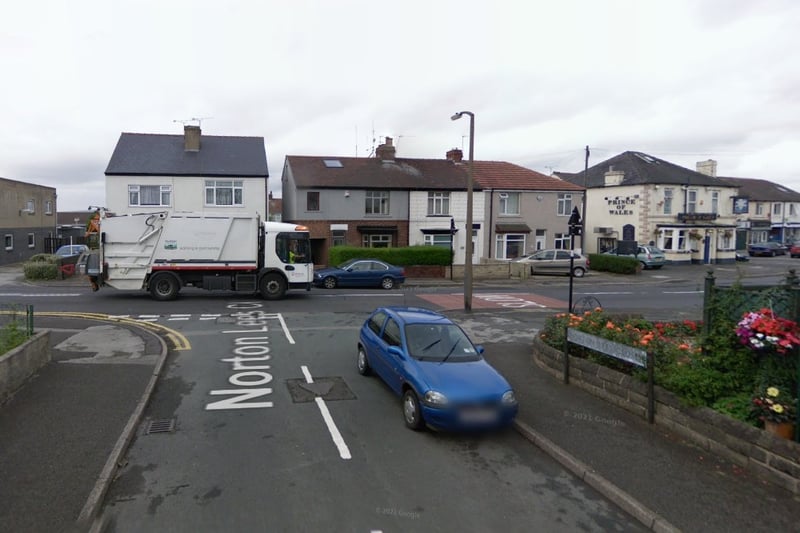 The joint sixth-highest number of reports of offences that took place in Sheffield in February 2024 were made in connection with incidents that took place on or near Norton Lees Close, Norton Lees, with 18