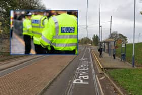Police officers were called out to the scene of the stabbing near to the tram stop on Park Grange Road, Norfolk Park at around 6.30pm last night (Sunday, April 7, 2024)