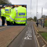 Police officers were called out to the scene of the stabbing near to the tram stop on Park Grange Road, Norfolk Park at around 6.30pm last night (Sunday, April 7, 2024)