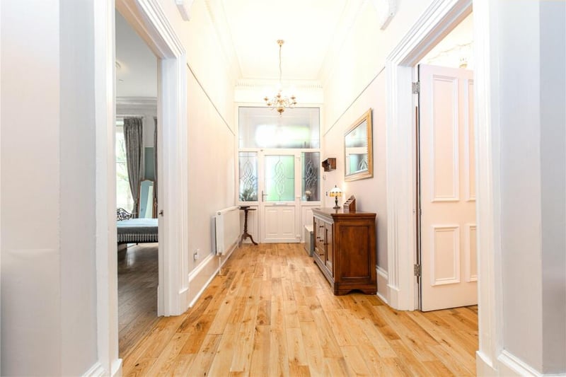 The reception hallway is welcoming and spacious in size and extends to the rear allowing passage to modern fitted kitchen. 
