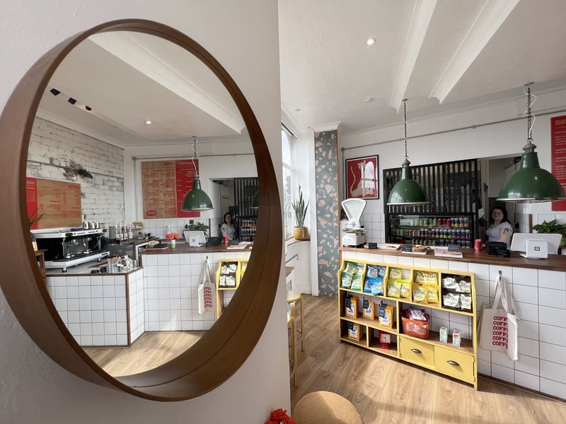 Chris transformed the space into a deli. He took on the project alone, learning different skills from YouTube videos. 