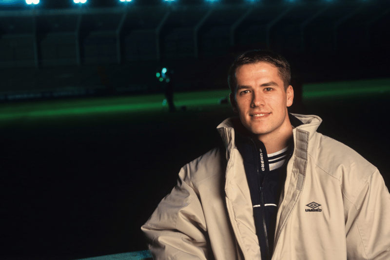Former England and Liverpool striker Michael Owen circa 2000.