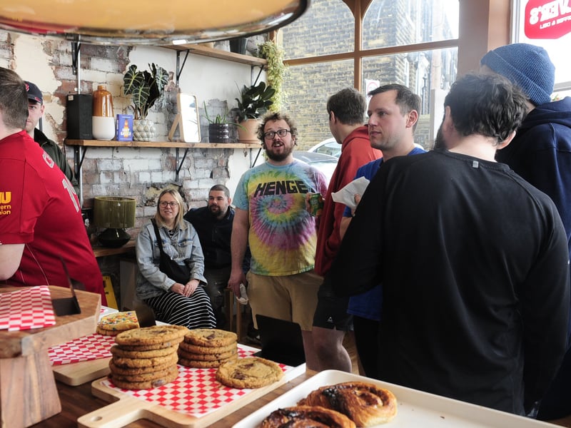 Chris said the response since opening the deli has been "incredible - nothing but love".
