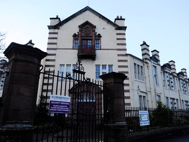 The old Tynecastle High School at McLeod Street, pictured in 2011, a year after pupils moved up the street to a purpose built new high school. Pupils who went to 'Tynie' in the 80s and 90s will remember the old school building and wonder why it hasn't just fallen down already as it awaits redevelopment work to build student housing for more than 500 people. Even back then the old school building, built in 1912, was in a serious state of disrepair, and who can forget the holes in the curtains?!