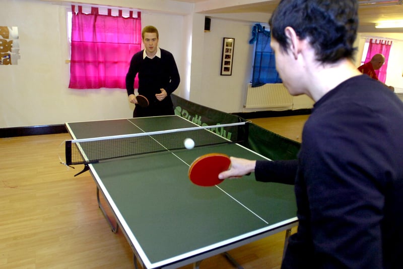 A new table tennis club was launched at the venue and the Echo was there to try it out in December 2011.