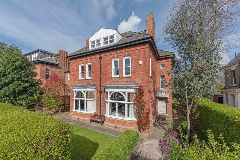 The property, on Akenside Terrace, in Jesmond, has been brought to the property market by Sanderson Young for offers over £1,795,000.