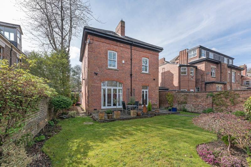 The detached home is in a sought after location in Jesmond.