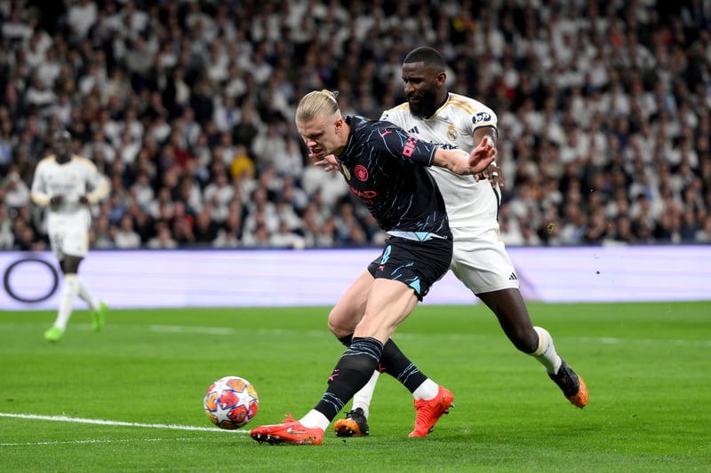 Went close with an early chance at the front post, but other than that, it was a quiet night for the Norwegian. Few defenders have enjoyed the same level of control over Haaland, as Antonio Rudiger did on Tuesday.