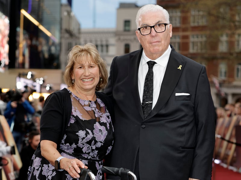 Janis and Mitch Winehouse attend the world premiere of Back To Black at the Odeon Luxe Leicester Square.