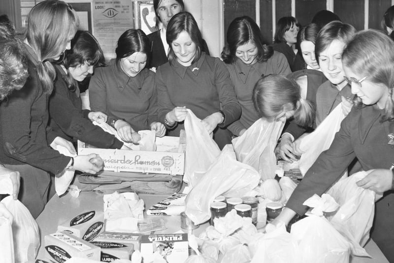 A silent sit-in raised around £200 at Fulwell Girls School in December 1973.
It was enough to send eight local pensioners on a holiday in 1974.