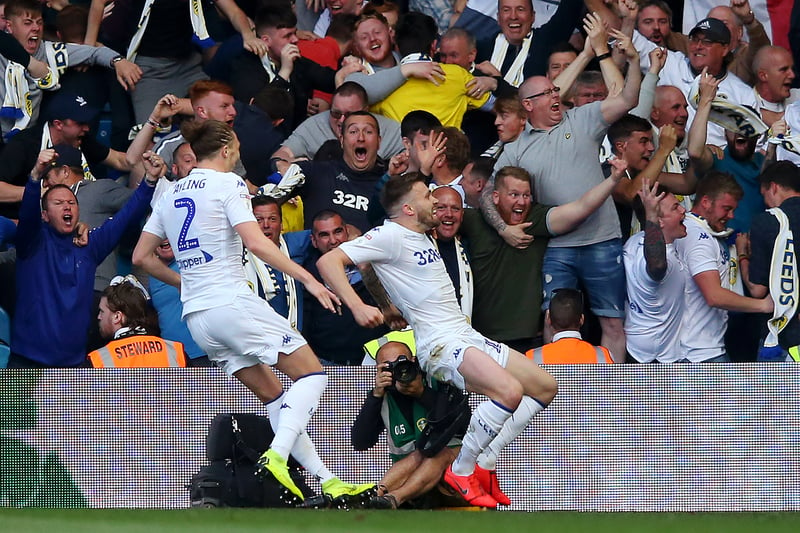 Dallas had Elland Road dreaming as he opened the scoring against Derby County in the 2018-19 Championship play-offs. He scored a second against the Rams but Leeds couldn't do enough to get to Wembley.