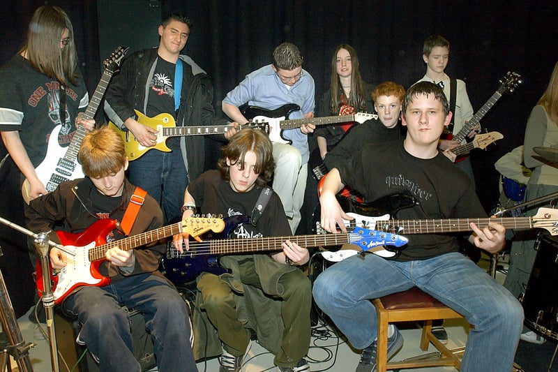 Young musicians who attended the three-day workshop, presented by Blackpool Borough Council's Music Services, at Bispham High School Arts College
