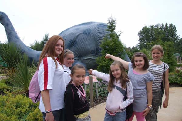 Youngsters on their Beacon Break summer fun scheme enjoy a day out at Blackpool Zoo with Beacon High School summer school