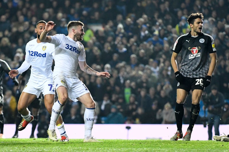 A first league goal under Marcelo Bielsa came in a 1-0 win over Reading in November 2018.