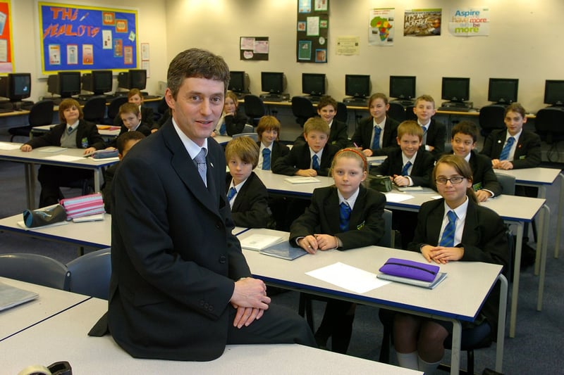 St Mary's Catholic High School, Blackpool. Headteacher Stephen Tierney