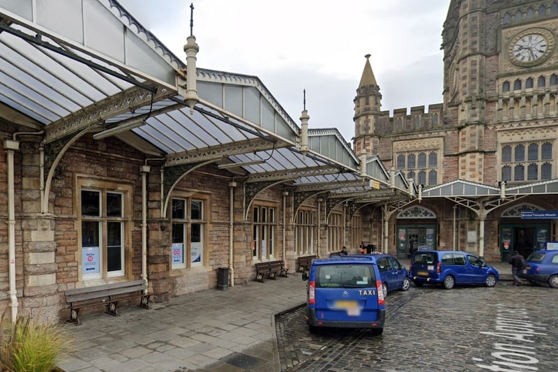 Bristol Temple Meads station recorded the 10th highest daily parking fee, costing £15.80 for an eight-hour stay on a weekday.