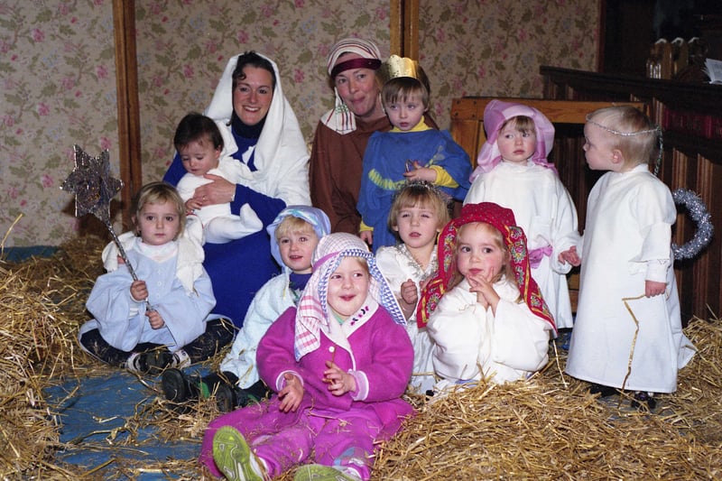 Don't they look great. It's the cast of the St Gabriel's Church Nativity in 1991.